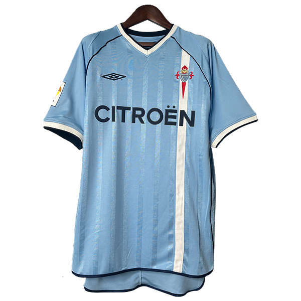 Prima Maglia Retro Celta Vigo 2001/2002 Azzurro Chiaro