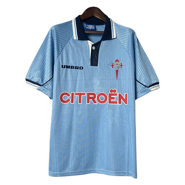 Prima Maglia Retro Celta Vigo 1997/1999 Azzurro Chiaro