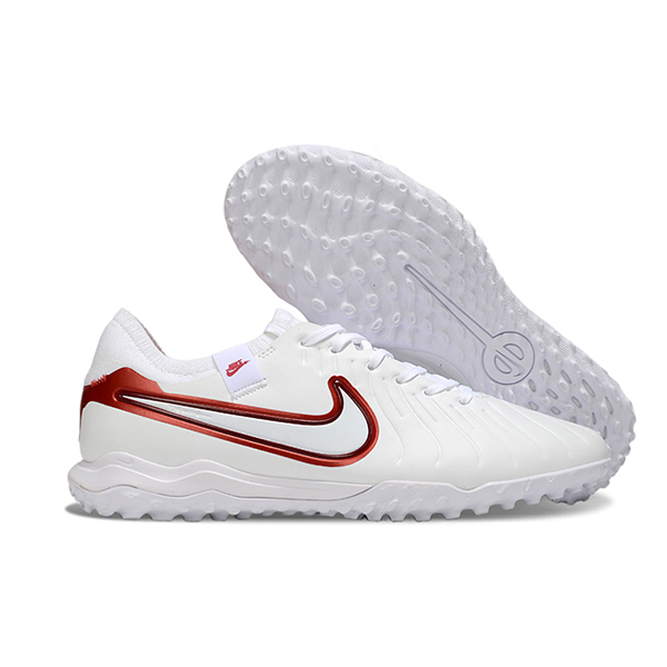 Nike Scarpe Da Calcio Tiempo Legend X PRO TF Bianco/Rosso