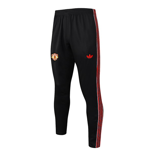 Pantaloni Allenamento Manchester United Nero/Rosso 2025 2026 -02