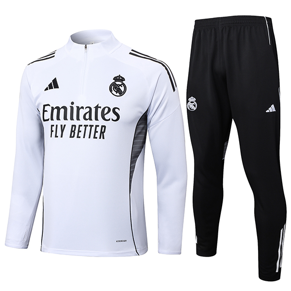 Tuta Calcio Real Madrid Bianco/Nero 2025 2026