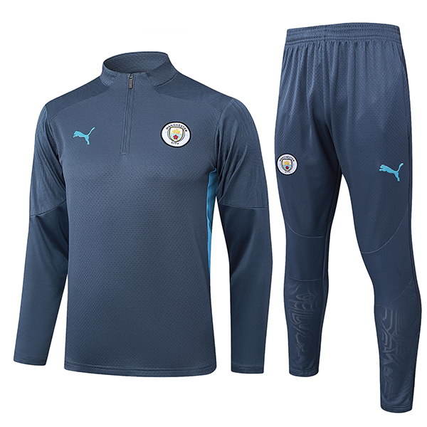 Tuta Calcio Manchester City Grigio/Blu 2025 2026