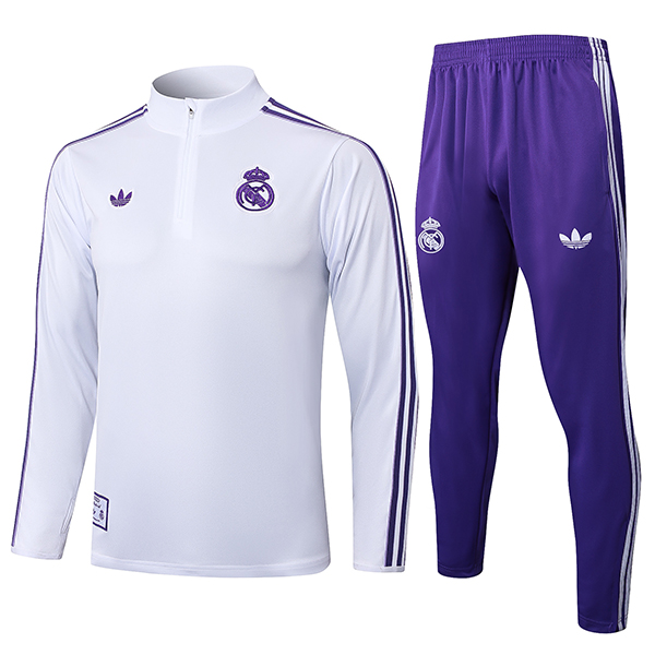 Tuta Calcio Real Madrid Bianco/viola 2025 2026