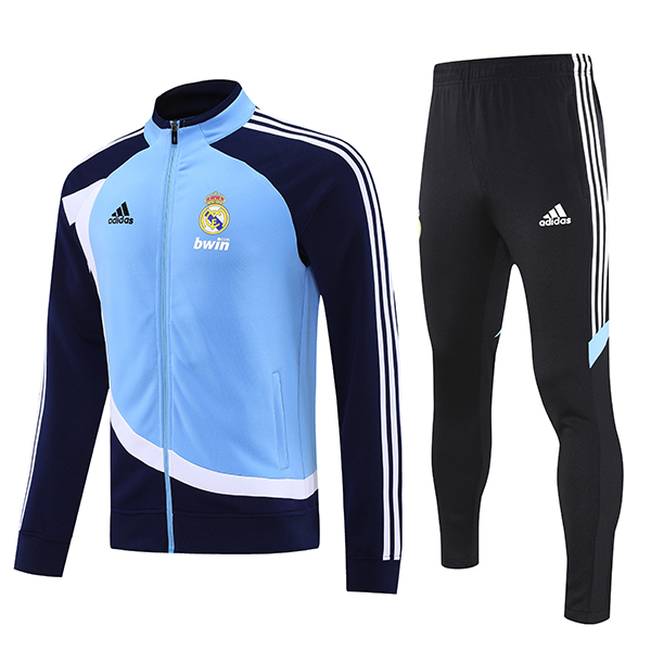 Tuta Calcio Giacca Real Madrid Blu/Bianco 2025 2026