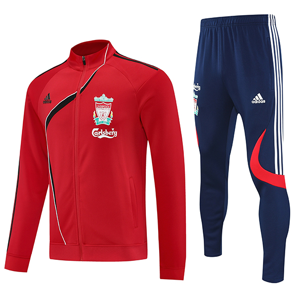 Tuta Calcio Giacca FC Liverpool Rosso/Nero 2025 2026