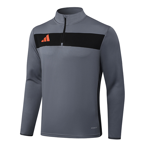 Felpa Allenamento Adidas Grigio/Nero 2025 2026