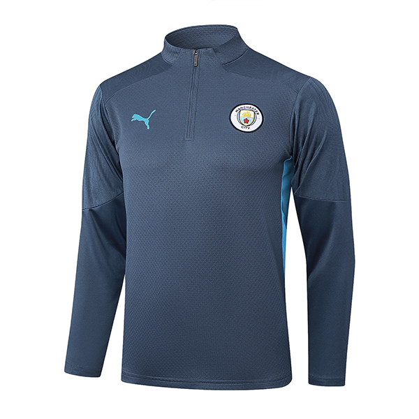 Felpa Allenamento Manchester City Grigio/Blu 2025 2026