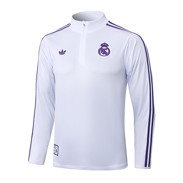 Felpa Allenamento Real Madrid Bianco/viola 2025 2026
