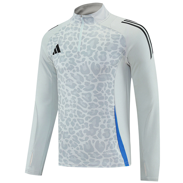 Felpa Allenamento Adidas Grigio/Nero/Blu 2025 2026