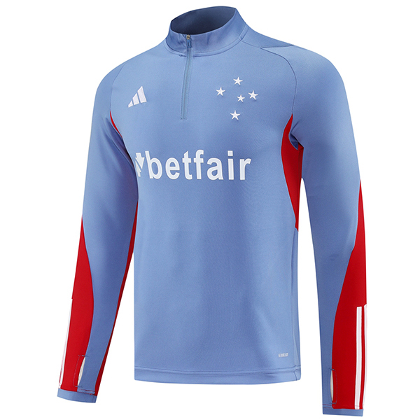 Felpa Allenamento Cruzeiro Grigio/Rosso 2025 2026