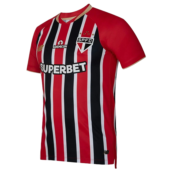 Nuovo Maglia da Sao Paulo FC Seconda 2025 2026 Rosso/Bianco/Nero