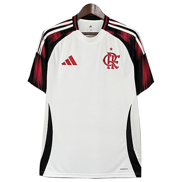 Nuovo Maglia da Flamengo Seconda 2025 2026 Bianco/Rosso/Nero