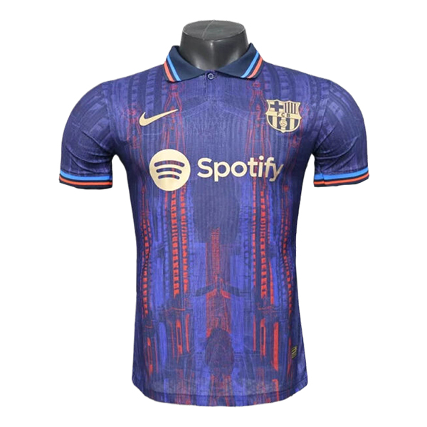 Maglia Calcio FC Barcellona Edizione Speciale 2025 2026 Viola/Rosso