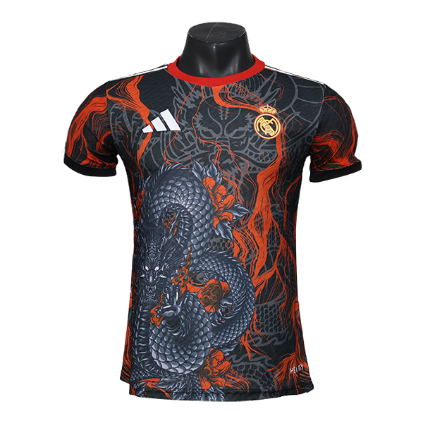 Maglia Calcio Real Madrid Edizione Speciale 2025 2026 Nero/Rosso