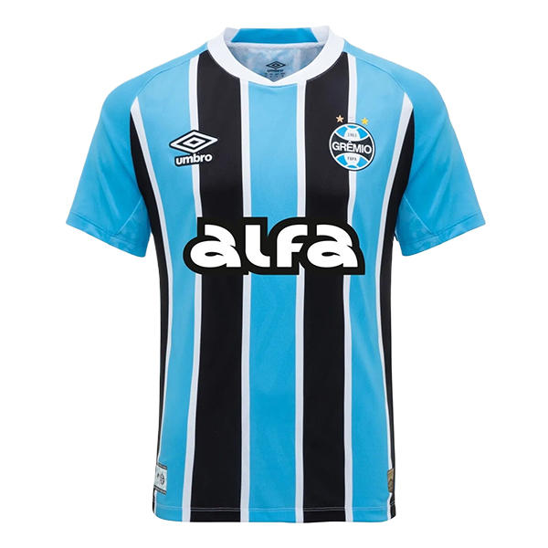 Nuovo Maglia da Gremio Prima 2025 2026 Nero/Azzurro Chiaro