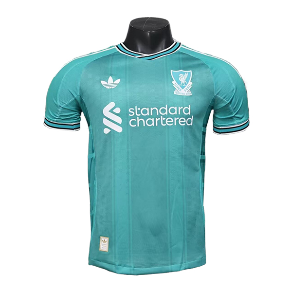 Terzo Maglia Calcio FC Liverpool 2025 2026 Verde