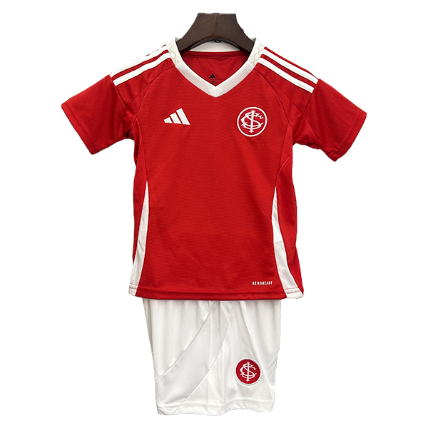 Prima Maglia Calcio Internacional Bambino 2025 2026 Rosso/Bianco