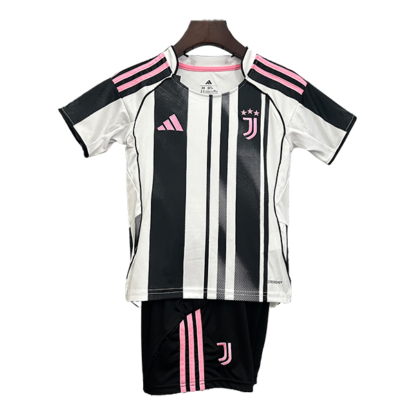 Prima Maglia Calcio Juventus Bambino 2025 2026 Nero/Bianco