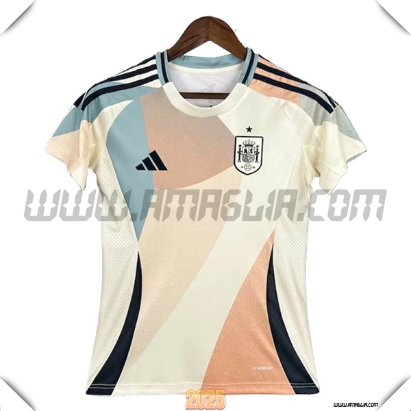 Nuovo Maglia da Spagna Donne Seconda 2025 2026 Beige