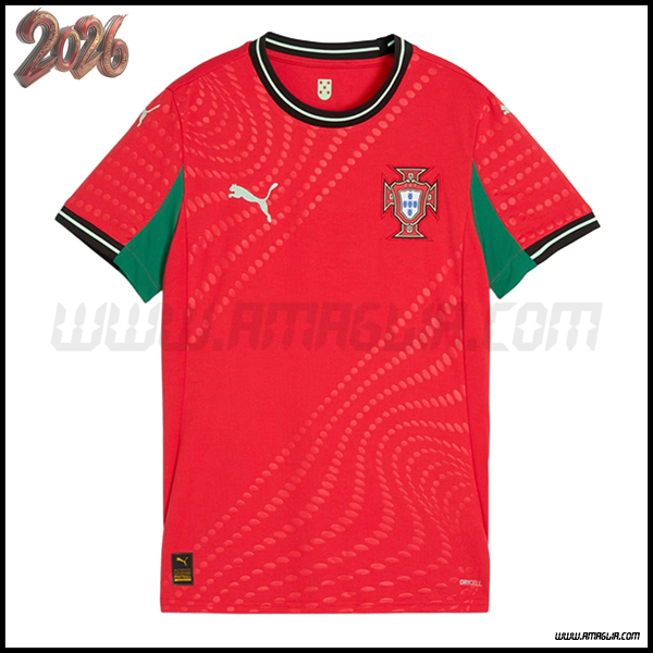 Nuovo Maglia da Portogallo Donne Prima 2025 2026 Rosso