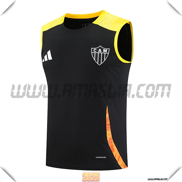 Canotta Allenamento Atletico Mineiro Nero/Giallo/Arancia 2025 2026