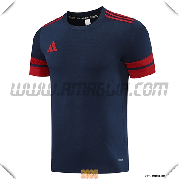 T Shirt Allenamento Adidas Blu/Rosso 2025 2026