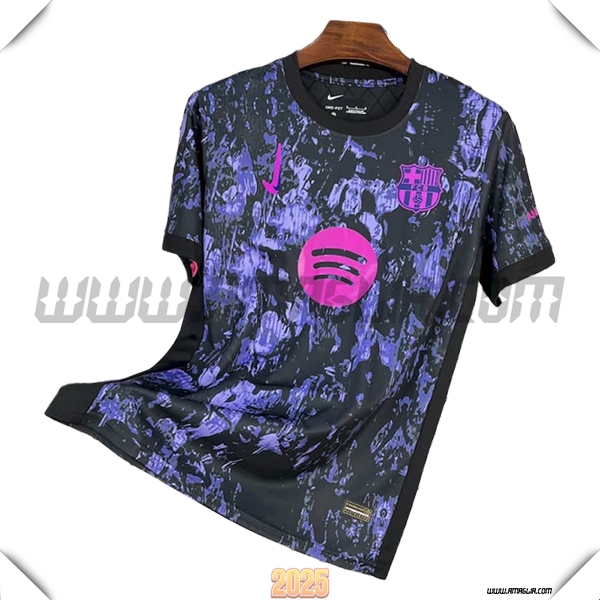 T Shirt Allenamento FC Barcellona viola/Nero 2025 2026