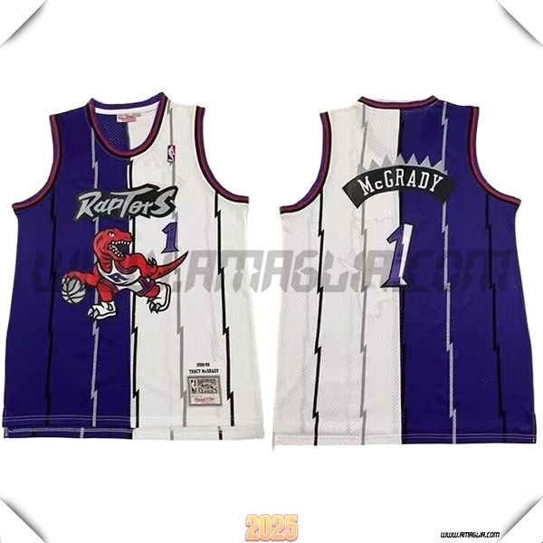 Maglia Toronto Raptors (McGRADY #1) 2025/26 viola/Bianco
