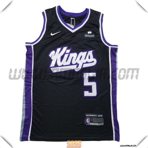 Maglia Sacramento Kings (FOX #5) 2025/26 Nero/viola