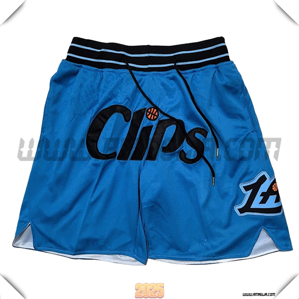 Pantaloncini NBA Los Angeles Clippers 2025/26 Blu/Nero