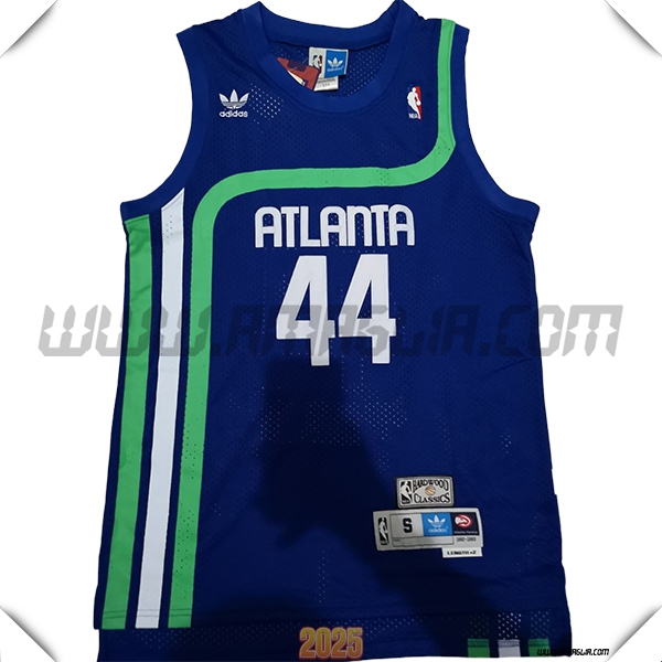 Maglia Atlanta Hawks (PISTOL #44) 2025/26 Blu/Verde