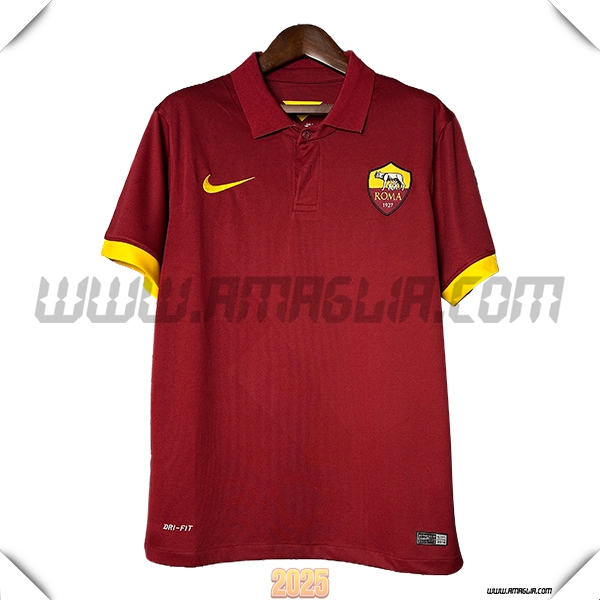 Prima Maglia Retro AS Roma 2014/2015 Rosso/GIALLO