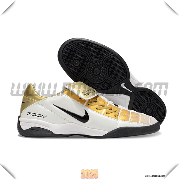 Nike Scarpe Da Calcio T90 TF Bianco/Giallo/Nero