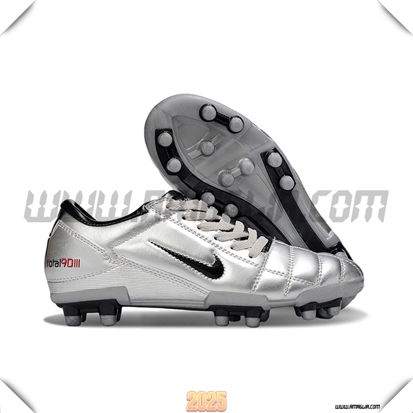 Nike Scarpe Da Calcio T90 FG Grigio/Nero -02
