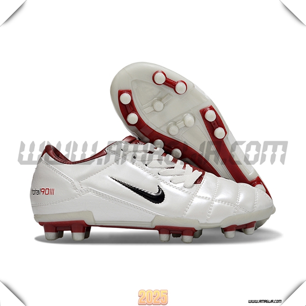 Nike Scarpe Da Calcio T90 FG Bianco/Rosso/Nero