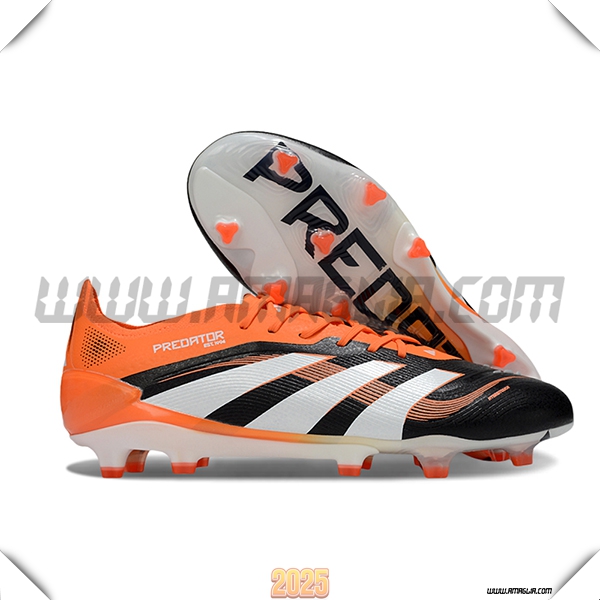 Adidas Scarpe Da Calcio 25 Predator Elite FG Arancia/Nero/Bianco