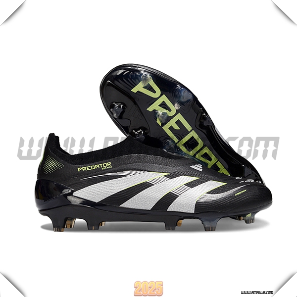 Adidas Scarpe Da Calcio 25 Predator Elite LL FG Nero/Grigio/Verde