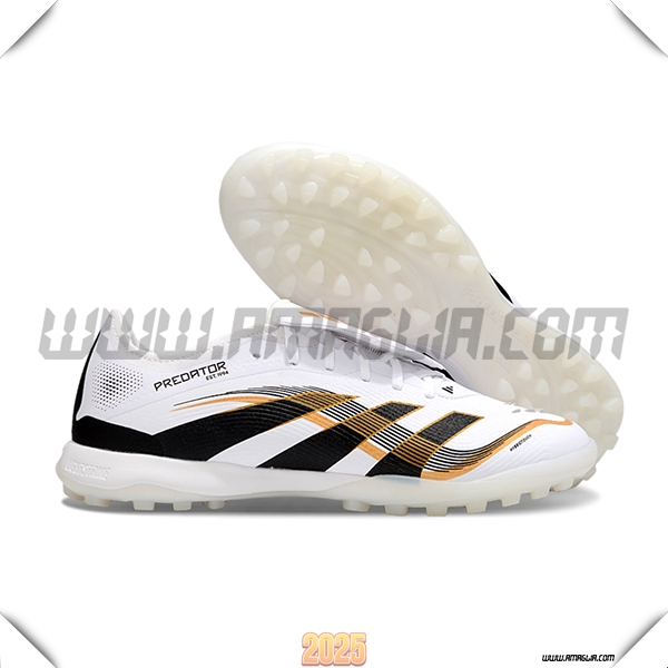 Adidas Scarpe Da Calcio PREDATOR LEAGUE FT TURF Bianco/Nero/Arancia
