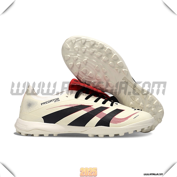 Adidas Scarpe Da Calcio PREDATOR LEAGUE FT TURF Beige/Nero/Rosso