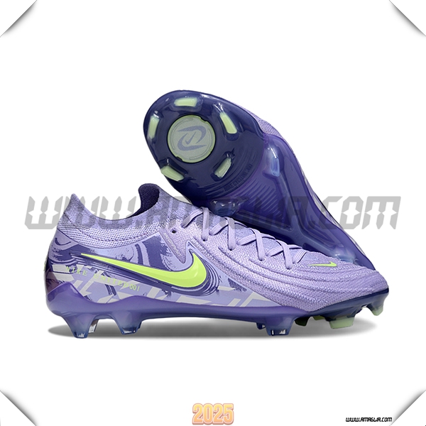 Nike Scarpe Da Calcio Phantom Luna Elite NU FG viola/Verde -02