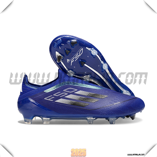 Adidas Scarpe Da Calcio F50 Elite Laceless FG Blu