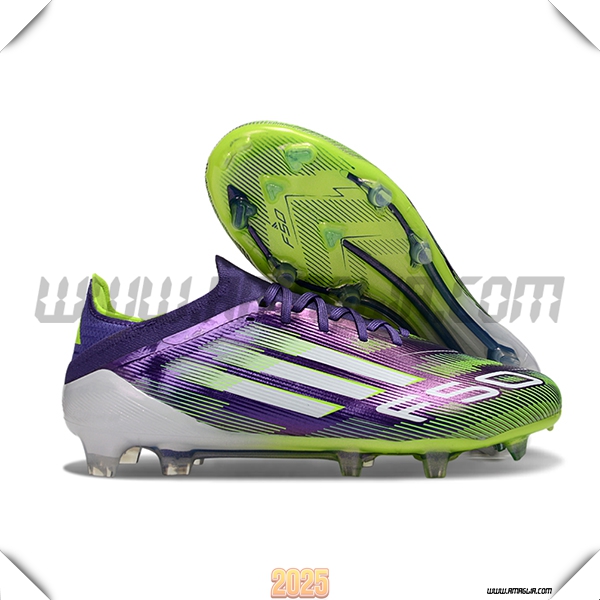 Adidas Scarpe Da Calcio F50 Elite FG viola/Verde/Bianco