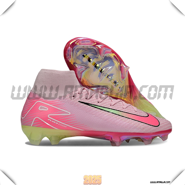 Nike Scarpe Da Calcio Air Zoom Mercurial Superfly IIX Elite FG Rosa/Verde