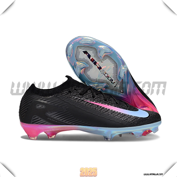 Nike Scarpe Da Calcio AIR Zoom Mercurial Vapor 16 Elite XXV FG Nero/Rosa/Blu