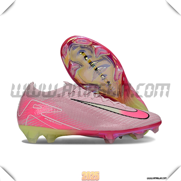 Nike Scarpe Da Calcio AIR Zoom Mercurial Vapor 16 Elite XXV FG Rosa/Verde