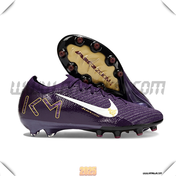 Nike Scarpe Da Calcio AIR Zoom Mercurial Vapor 16 Elite XXV AG viola/Bianco/Giallo