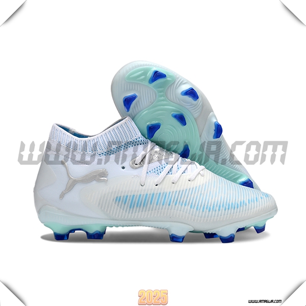 PUMA Scarpe Da Calcio FUTURE 8 ULTIMATE FG/AG Bianco/Blu -02