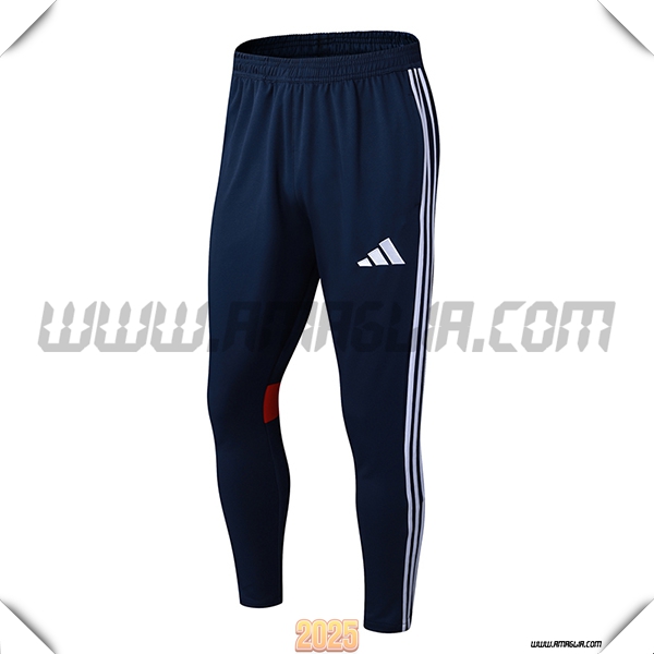 Pantaloni Allenamento Adidas Blu/Bianco/Rosso 2025 2026