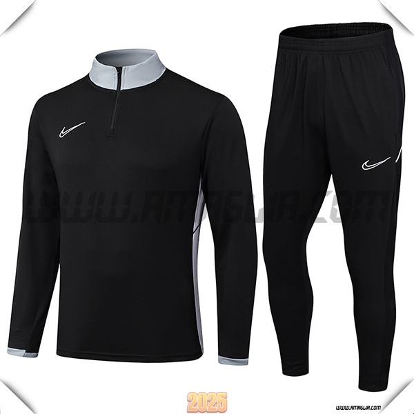Tuta Calcio Nike Nero/Grigio 2025 2026