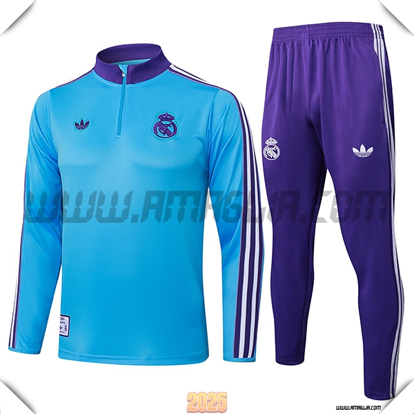 Tuta Calcio Real Madrid Blu/viola 2025 2026